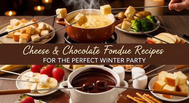 Cheese & Chocolate Fondue Recipes for the Perfect Winter Party