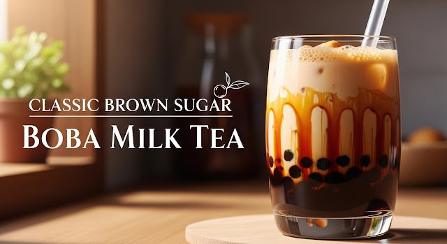 Make Authentic Brown Sugar Boba Milk Tea