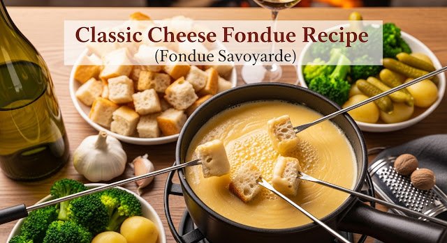 Classic Cheese Fondue Recipe (Fondue Savoyarde)