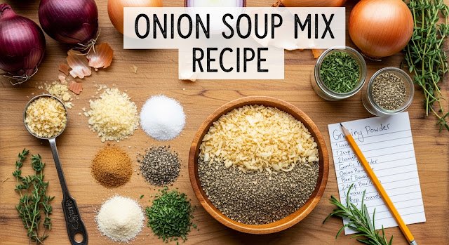 Homemade Onion Soup Mix Recipe: Healthy & Easy