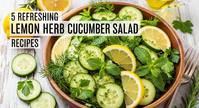 5 Refreshing Lemon Herb Cucumber Salad Recipes